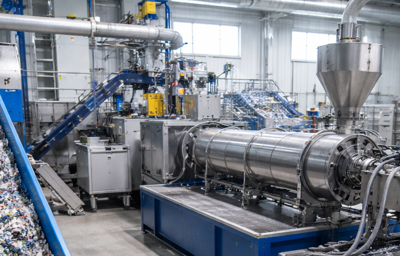 usine de fabrication granulés